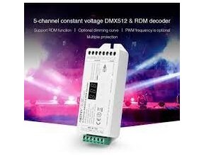 DMX512 LED Controller 5-Kanal 12-24V für LED Streifen MiBOXER D5-CX