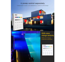 DMX RGB LED Streifen Dimmer - DMX 512 & Draadlos MIBOXER X3 - Präzise Steuerung für LED-Beleuchtung, 230V, 12/24V, 6A, 144W, Einfache Installation, Kompatibel mit LED-Streifen & Leuchten