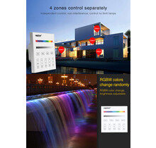 DMX RGBW LED Streifen Dimmer – DMX 512 & Draadlos MIBOXER X4 – 4-Kanal Steuerung, 24V/12V, 8A pro Kanal, PWM-Technologie, Kompatibel mit LED-Leuchten & Smart Home Integration
