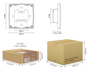 DMX RGBW LED Streifen Dimmer – DMX512 & kabellose MIBOXER X4 Steuerung – 4-Kanal, 24V/12V, 8A pro Kanal, PWM-Technologie, kompatibel mit LED-Leuchten & Smart Home Integration