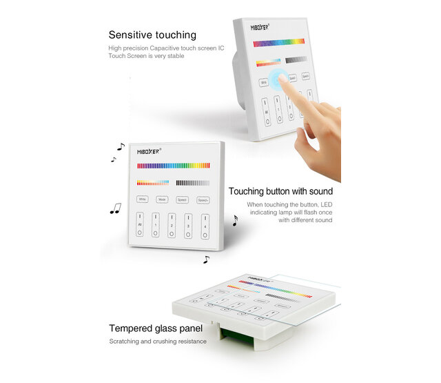 DMX RGBCCT LED Streifen Dimmer – DMX 512 & Drahtlose MIBOXER X5 Steuerung – 5-Kanal RGB+CCT LED Controller für präzise Lichtsteuerung, kompatibel mit 12-24V LED Streifen, ideal für Smart Home & Profi-Anwendungen DMX RGBCCT LED Streifen Dimmer – DMX 512 & Drahtlose MIBOXER X5 Steuerung – 5-Kanal RGB+CCT LED Controller für präzise Lichtsteuerung, kompatibel mit 12-24V LED Streifen, ideal für Smart Home & Profi-Anwendungen