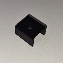 Montageklemme 03 Schwarz – Halteklammer für LED Streifen, robust & langlebig