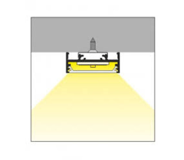 LED Streifen Profil XL 1 Meter, opal diffuser, 33,4mm x 12,8mm, für LED-Beleuchtung, XL10WIT, hochwertige Aluminiumschiene, dimmbar, inkl. Montagezubehör LED Streifen Profil XL 1 Meter, opal diffuser, 33,4mm x 12,8mm, für LED-Beleuchtung, XL10WIT, hochwertige Aluminiumschiene, dimmbar, inkl. Montagezubehör