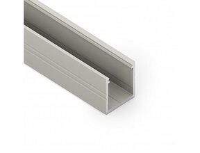 LED Alu-Profil 2m mit opaler Klick-Abdeckung 18,8x18,6mm für LED Streifen - 20ALU