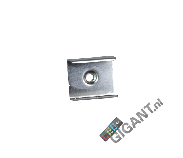 Montageklemmer für LED-Aluminiumprofile 01ALU – Universelle Halterung für LED-Streifen, geeignet für 10-20 mm breite Profile, robuste Edelstahlausführung, einfache Befestigung, ideal für Decken- und Wandmontage