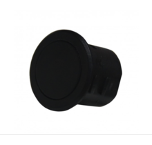 Schwarzer Einbau-LED-Touch-Dimmer für einfarbige LED-Streifen – WDS5 Schwarz, 12-24V DC, 6A, 72W, IP20, 55x55mm, kompatibel mit monochromen LED-Bändern