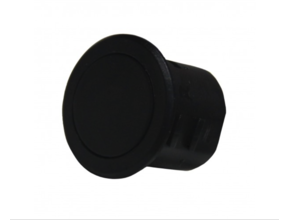 Schwarzer LED Einbau-Touch-Dimmer für einfarbige LED Streifen - WDS5 Schwarz