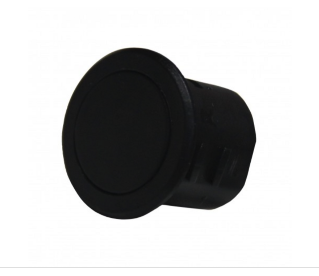Schwarzer Einbau-LED-Touch-Dimmer WDS5 Schwarz, 12-24V DC, 6A, IP20, 55x55 mm, kompatibel mit monochromen LED-Streifen