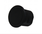 Schwarzer Einbau-LED-Touch-Dimmer WDS5 Schwarz, 12-24V DC, 6A, IP20, 55x55 mm, kompatibel mit monochromen LED-Streifen