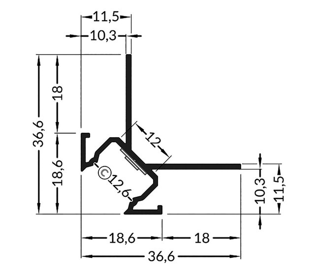 LED-Gipsaußenwinkelprofil mit Abdeckung, 2 Meter Länge, 36,6 mm x 36,6 mm, für LED-Streifen, GIPS24, geeignet für Innen- und Außenbereiche, präzise Kantenführung, lichtdichte Abdeckung, Montagefreundlich LED-Gipsaußenwinkelprofil mit Abdeckung, 2 Meter Länge, 36,6 mm x 36,6 mm, für LED-Streifen, GIPS24, geeignet für Innen- und Außenbereiche, präzise Kantenführung, lichtdichte Abdeckung, Montagefreundlich