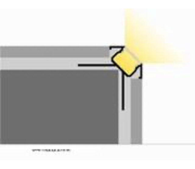 LED-Gipsaußenwinkelprofil mit Abdeckung, 2 Meter Länge, 36,6 mm x 36,6 mm, für LED-Streifen, GIPS24, geeignet für Innen- und Außenbereiche, präzise Kantenführung, lichtdichte Abdeckung, Montagefreundlich LED-Gipsaußenwinkelprofil mit Abdeckung, 2 Meter Länge, 36,6 mm x 36,6 mm, für LED-Streifen, GIPS24, geeignet für Innen- und Außenbereiche, präzise Kantenführung, lichtdichte Abdeckung, Montagefreundlich