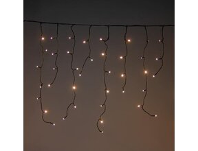 LED Eiszapfen Lichterkette 6m, 180 LEDs, warmweiß, 8 Modi, Weihnachtsbeleuchtung