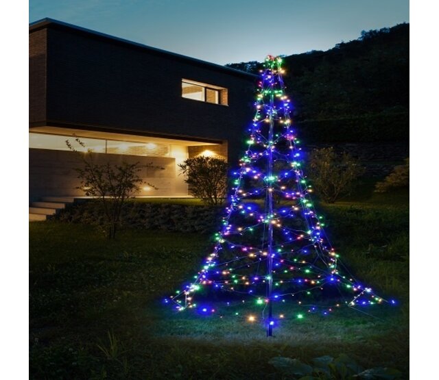 LED-Weihnachtsbaum für Fahnenmast, 6 Meter mit 880 LEDs, mehrfarbig & warmweiß, IP65 wasserdicht, 24V Niedervolt, inkl. Fernbedienung – perfekt für Außenbeleuchtung LED-Weihnachtsbaum für Fahnenmast, 6 Meter mit 880 LEDs, mehrfarbig & warmweiß, IP65 wasserdicht, 24V Niedervolt, inkl. Fernbedienung – perfekt für Außenbeleuchtung