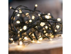 Batterie LED Lichterkette 14,5m - 192 warmweiße LEDs, 8 Modi & Timerfunktion