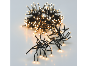 Cluster Lichterkette warmweiß 768 LED 5,5m – 8 Modi, Timer & Dimmfunktion – IP44 innen & außen