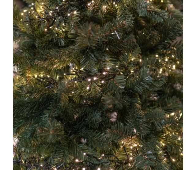 768 LED Cluster Weihnachtsbeleuchtung Warmweiß 5,5m – 8 Funktionen, Timer & Dimmer, IP44 für Innen- und Außenbereich, LUKSUS LED-Lichterkette 768 LED Cluster Weihnachtsbeleuchtung Warmweiß 5,5m – 8 Funktionen, Timer & Dimmer, IP44 für Innen- und Außenbereich, LUKSUS LED-Lichterkette