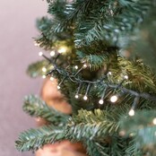 Starter-Set – 6 m LED Cluster-Lichterkette, 200 LEDs, extra warmweiß (2700K), 24V, IP44, BASIC – Weihnachtsbeleuchtung für Innen- und Außenbereich