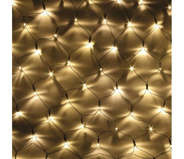 10 Meter LED Lichternetz Weihnachtsbeleuchtung – Extra Warmweiß (800 LEDs, 24V, 72W, IP44) – Für Innen- und Außenbeleuchtung, BASIC Serie