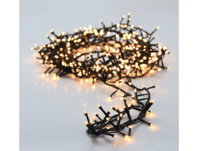 12m LED-Clusterlichterkette warmweiß 400 LEDs – Weihnachtsbeleuchtung BASIC