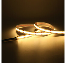 COB-LED-Streifen-Set 5 m, 3000 K, mit Netzteil und Fernbedienung
