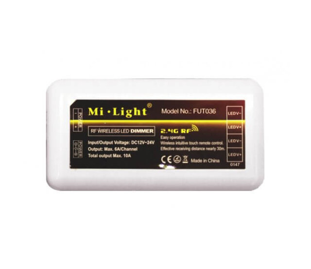 COB-LED-Streifen-Set 5 m, 3000 K, mit Netzteil und Fernbedienung