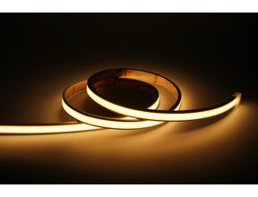 Komplettes COB LED Streifen Set extra warmweiß 2700K 9W 1020LM 480LED/m IP20 - 5m