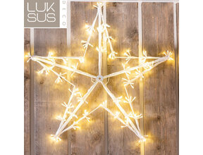 Weihnachtsstern 80 cm mit 320 warmweißen LEDs – Größe S, festliche LED-Dekoration