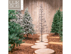 LED Weihnachtsbaum Silhouette 280 LEDs Warmweiß, 150 cm Höhe, für Innen & Außen