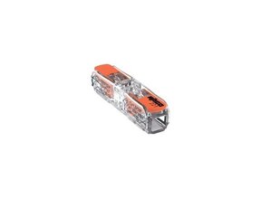 180° gerade LED-Streifen-Lüsterklemme für 2-polige Verbindung – WAGO