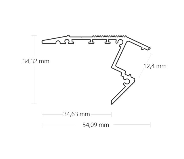 LED Treppenprofil 1,2 Meter mit Abdeckung 41,5 mm x 20,6 mm - D11 | Aluminium LED-Streifenprofil für sichere Beleuchtung | Ideal für Treppenstufen und Innenbeleuchtung | Hochwertige LED-Einbaulösung LED Treppenprofil 1,2 Meter mit Abdeckung 41,5 mm x 20,6 mm - D11 | Aluminium LED-Streifenprofil für sichere Beleuchtung | Ideal für Treppenstufen und Innenbeleuchtung | Hochwertige LED-Einbaulösung