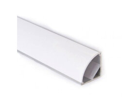 XL LED Eckprofil 2m mit halbrunder Abdeckung 35x35mm – C35ALU für LED Streifen