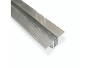 LED Alu-Profil Decke trimmlos 2m mit opaler Klick-Abdeckung 50,4x14,7mm - Trimless10ALU