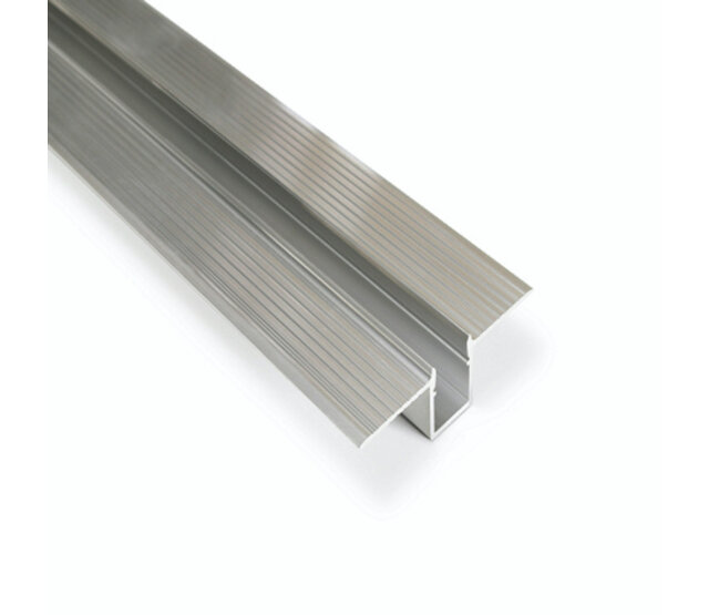 LED Trockenbauprofil Trimless10ALU – 50,4 × 14,7 mm, 2 m, mit opaler Klick-Abdeckung | Trimless-Optik für schmale LED Streifen bis 10 mm