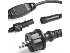 3m wasserdichtes Stromkabel für professionelle Weihnachtsbeleuchtung – IP44, Outdoor geeignet