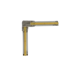 COB LED Streifen 90° Transparenter Eckverbinder für 2700K Extra Warmweiß IP20