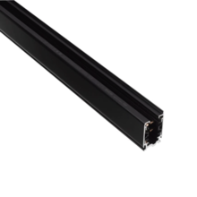 3-Phasen Stromschiene Schwarz 2m – Kompatibel mit LED Strahlern & Spots