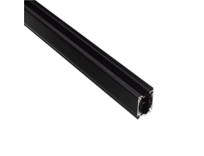 3-Phasen Stromschiene Schwarz 2m – Kompatibel mit LED Strahlern & Spots