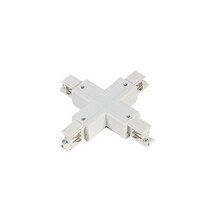 3-Phasen Stromschiene X-Verbinder Weiß 62000042W