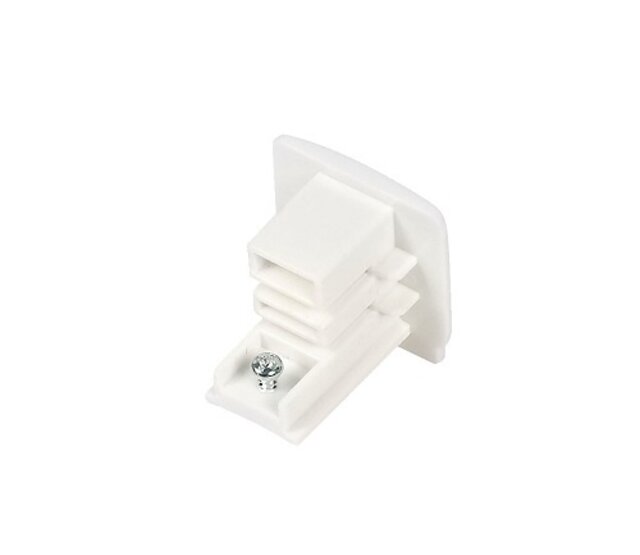 3-Phasen-Endstück Weiß 62000051W – Anschlussstück für LED-Streifen, 230V, 50Hz, IP20, 3x1,5mm², 3-polig, 400V, 16A