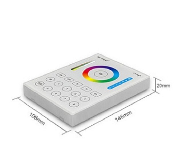 8-Zonen LED-Wandpaneel mit All-in-One-Fernbedienung – Steuerung für LED-Streifen, RGB & RGBW, 8 unabhängige Zonen, B8-Modell, inkl. deutscher Anleitung & CE-Zertifizierung 8-Zonen LED-Wandpaneel mit All-in-One-Fernbedienung – Steuerung für LED-Streifen, RGB & RGBW, 8 unabhängige Zonen, B8-Modell, inkl. deutscher Anleitung & CE-Zertifizierung