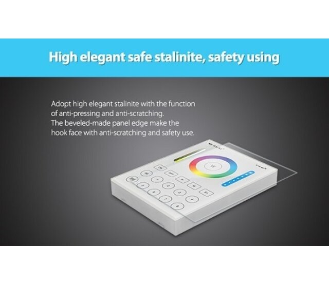 8-Zonen LED-Wandpaneel mit All-in-One-Fernbedienung – Steuerung für LED-Streifen, RGB & RGBW, 8 unabhängige Zonen, B8-Modell, inkl. deutscher Anleitung & CE-Zertifizierung 8-Zonen LED-Wandpaneel mit All-in-One-Fernbedienung – Steuerung für LED-Streifen, RGB & RGBW, 8 unabhängige Zonen, B8-Modell, inkl. deutscher Anleitung & CE-Zertifizierung