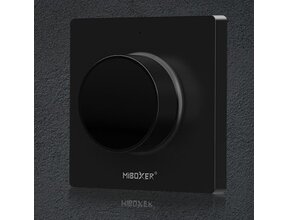 MiBoxer kabelloser LED Wanddimmer schwarz – Funk Wanddimmer – MiBoxer K1B