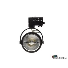 3-Phasen AR111 LED Schienenstrahler, Schwarz, Stromschienenstrahler