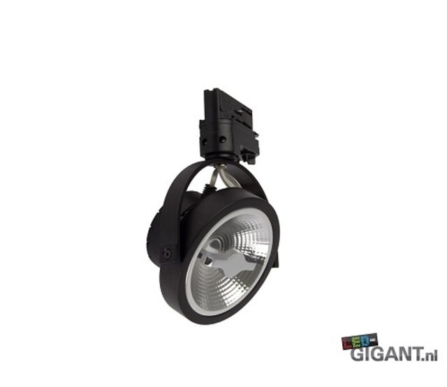 3-Phasen AR111 Schienenspot, schwarz, 50W, 230V, dimmbar, für LED-Strahler, 36° Lichtkegel, IP44, für Innen- und Außenbereich, 3x1,5mm² Anschlusskabel, 3-polig 3-Phasen AR111 Schienenspot, schwarz, 50W, 230V, dimmbar, für LED-Strahler, 36° Lichtkegel, IP44, für Innen- und Außenbereich, 3x1,5mm² Anschlusskabel, 3-polig