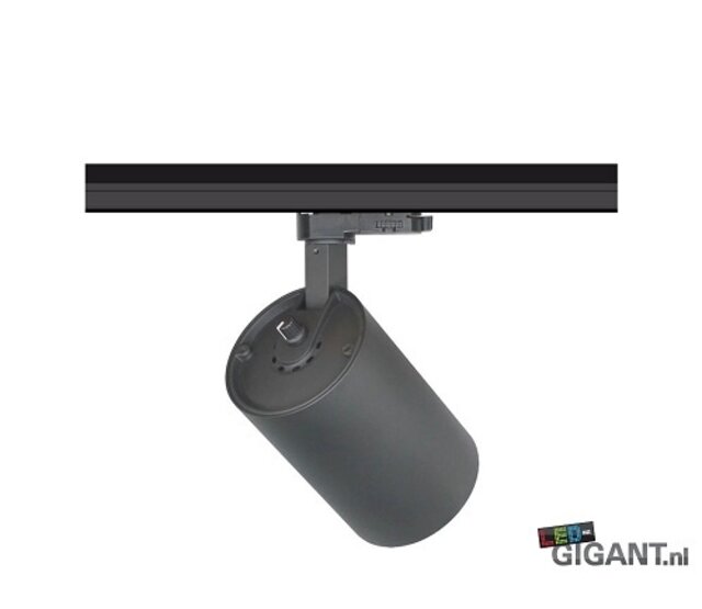 3-Phasen LED Trackspot Alicante, schwarz, Railspot – 230V, 36W, 3000K, 2700lm, 36° Strahlwinkel, dimmbar, für Schienensysteme, IP20, 15,5 cm Länge 3-Phasen LED Trackspot Alicante, schwarz, Railspot – 230V, 36W, 3000K, 2700lm, 36° Strahlwinkel, dimmbar, für Schienensysteme, IP20, 15,5 cm Länge
