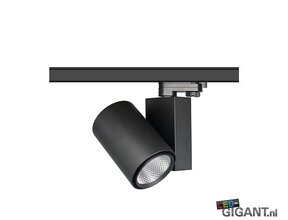 3-Phasen LED Schienenstrahler Cadiz, schwarz, Track Light