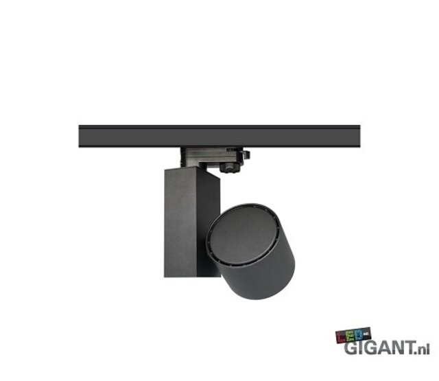 3-Phasen LED-Trackspot Cadiz, schwarz, Railspot – 36W, 3000K, 24° Lichtwinkel, dimmbar, IP44, für professionelle Beleuchtungslösungen in Innenräumen 3-Phasen LED-Trackspot Cadiz, schwarz, Railspot – 36W, 3000K, 24° Lichtwinkel, dimmbar, IP44, für professionelle Beleuchtungslösungen in Innenräumen
