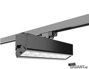 3-Phasen-Trackline Toledo, schwarz, 3-Leiter-Schienensystem, 230V, 50Hz, für LED-Streifen, inkl. Montagezubehör, ideal für moderne Beleuchtungslösungen in Wohn- und Gewerberäumen