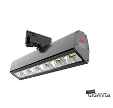 3-Phasen LED Trackspot Toledo Multi, schwarz, 230V, 36W, 3000K, dimmbar, für Schienensysteme, 15°-60° einstellbarer Lichtkegel, IP20, ideal für Akzentbeleuchtung in Innenräumen