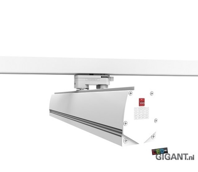 3-Phasen LED Trackspot Toledo Multi, schwarz, 230V, 36W, 3000K, dimmbar, für Schienensysteme, 15°-60° einstellbarer Lichtkegel, IP20, ideal für Akzentbeleuchtung in Innenräumen